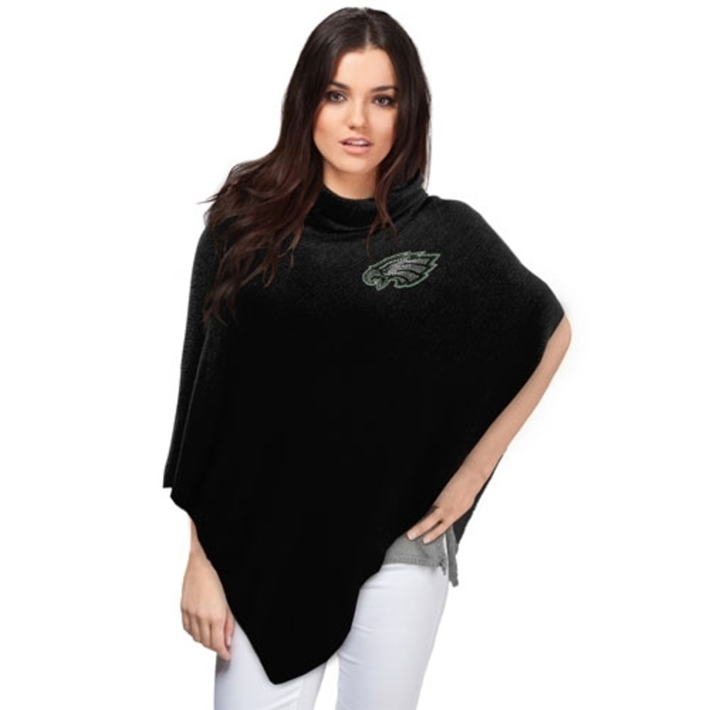 Black Women's Sweater Poncho